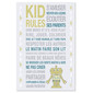 Affiche Adhésive - Kid Rules - Robot