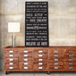 Relève le Défi, fond noir, tableau canvas décoratif, Mes Mots Déco