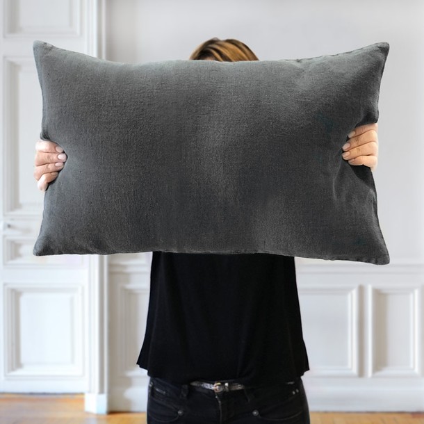 coussin 40*60 ardoise mes mots deco 