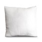 coussin blanc en lin lavé Mes Mots Déco