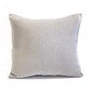 coussin gris galet 45*45 cm lin personnalisable Mes Mots Déco