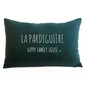 Coussin personnalisable, teinte Bleu de Prusse, Mes Mots Déco