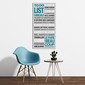 To do List Famille, fond gris, tableau canvas décoratif, Mes Mots Déco