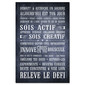 Sticker mural Relève le Défi - Chalkboard